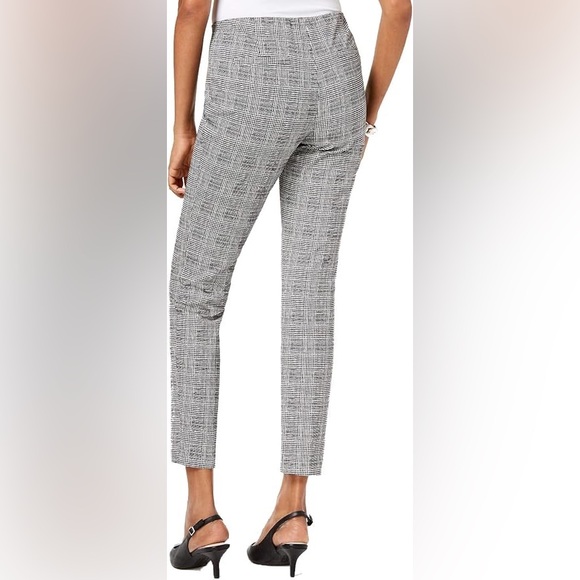 H&M black and white plaid slacks-EUC - Picture 1 of 12